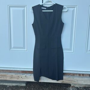 Black Sleeveless Sheath Mini Dress for Cocktail